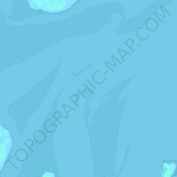 Great Sandy Strait topographic map, elevation, relief