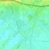Citeureup topographic map, elevation, relief