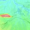 Ciampea topographic map, elevation, relief