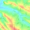 Le Pest topographic map, relief map, elevations map