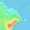 Dalkey-Bullock ED topographic map, relief map, elevations map