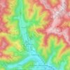 Fellering topographic map, elevation, relief