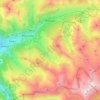 Barèges topographic map, relief map, elevations map
