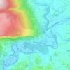 Echauri topographic map, relief map, elevations map