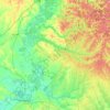 Hale County topographic map, relief map, elevations map