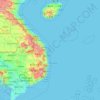 Hainan topographic map, relief, elevation