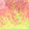 Winston County topographic map, relief map, elevations map