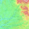 Mureș topographic map, elevation, relief