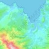 Santo-Pietro-di-Tenda topographic map, relief map, elevations map