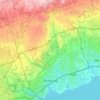 Pickering topographic map, relief map, elevations map