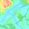 Hadspen topographic map, elevation, relief