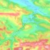 Le Mas-d'Azil topographic map, elevation, relief