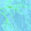 Aigues-Mortes topographic map, relief map, elevations map
