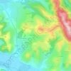Belmont-Bretenoux topographic map, relief map, elevations map