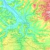 Poggibonsi topographic map, relief map, elevations map