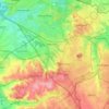 Heerlen topographic map, relief map, elevations map