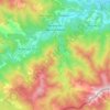 Amélie-les-Bains-Palalda topographic map, elevation, relief