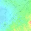 Utrera topographic map, elevation, relief
