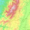 Calima topographic map, elevation, relief