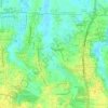 Serua topographic map, elevation, relief