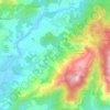 Sollacaro topographic map, relief map, elevations map