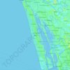 Vypin topographic map, relief map, elevations map