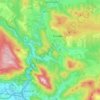 Imotz topographic map, relief map, elevations map