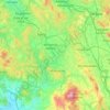 SI topographic map, relief map, elevations map