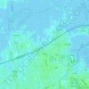Tolbert topographic map, relief map, elevations map