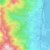 Furiani topographic map, relief map, elevations map