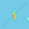 Wedge Island topographic map, elevation, relief