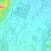 La Blind topographic map, elevation, relief
