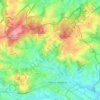 Vloesberg topographic map, elevation, relief