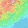 L'Hérault topographic map, elevation, relief