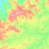 Itapaci topographic map, relief map, elevations map