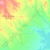 Galeras topographic map, elevation, relief