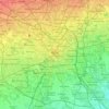 Milan topographic map, elevation, relief