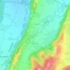 Barthe topographic map, relief map, elevations map