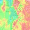 Utah topographic map, elevation, relief