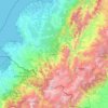 Nariño topographic map, elevation, relief