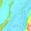 Chía topographic map, elevation, relief