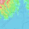Sandefjord topographic map, elevation, relief