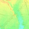 Gambara topographic map, elevation, relief