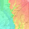 Slatina topographic map, elevation, relief