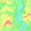 Monzambano topographic map, relief map, elevations map