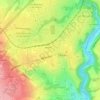 Dinan topographic map, elevation, relief