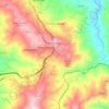 Montemiletto topographic map, relief map, elevations map