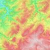 Manhay topographic map, elevation, relief
