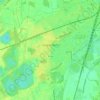 Lingolsheim topographic map, elevation, relief