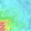 Churriana topographic map, elevation, relief